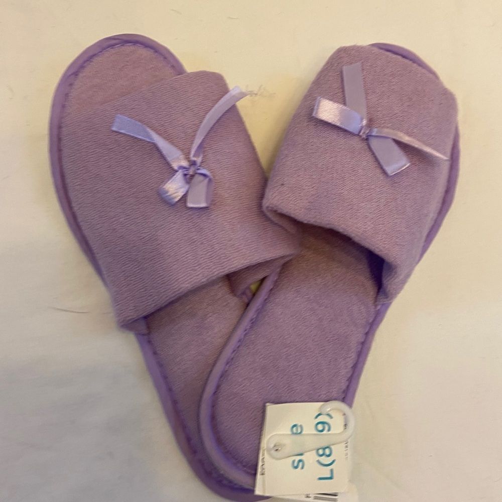 Just Be New Purple slippers large 8-9 new shoes‎